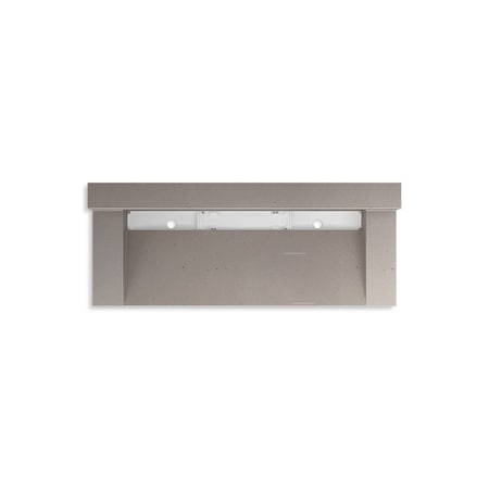 Kohler 60In Wall-Mount Trough Lavatory System With Backsplash In Concrete 81027-BSS-KCT